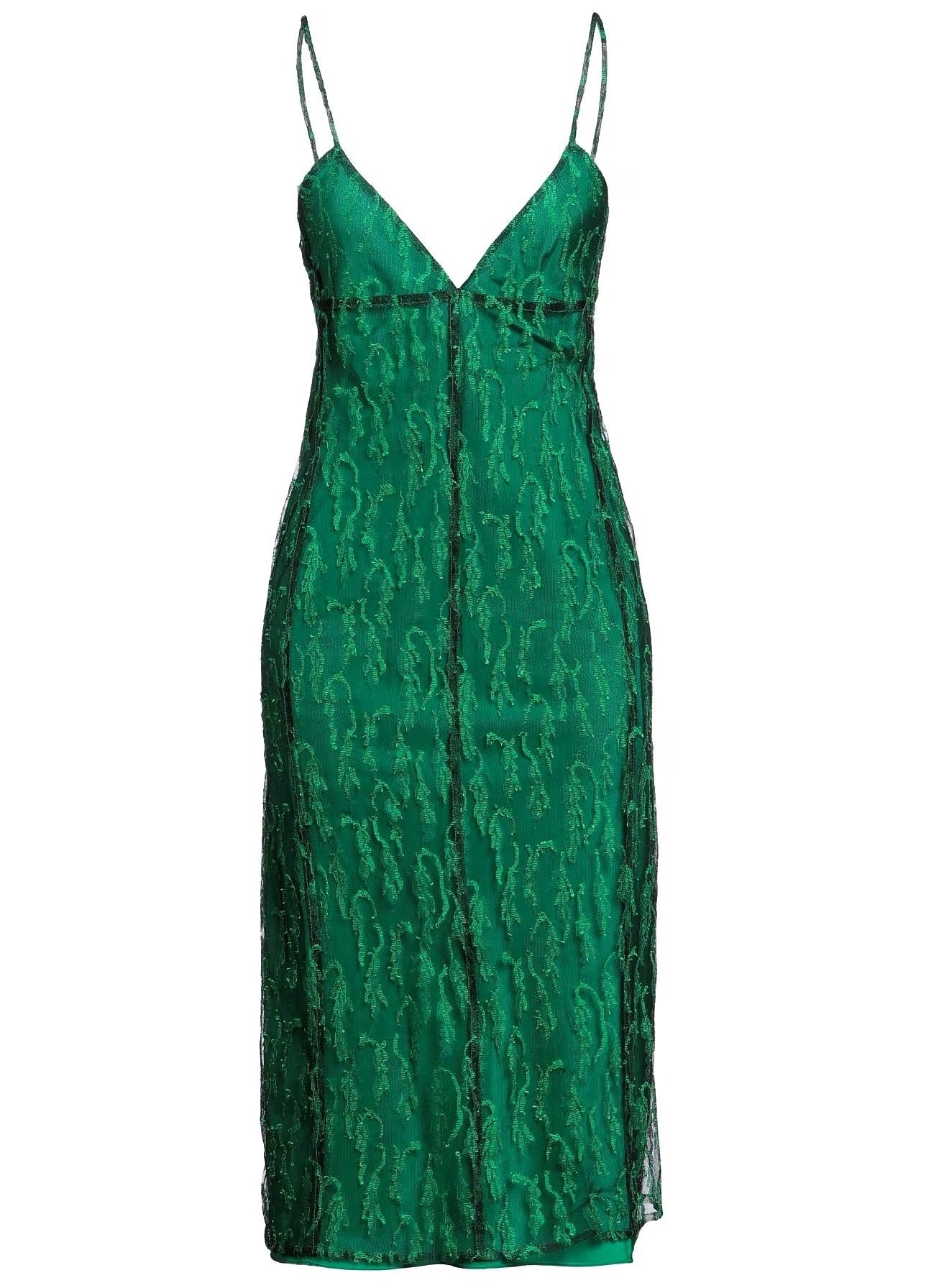 Victoria Beckham Midi dress, green