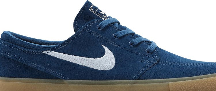 حذاء Nike Zoom Stefan Janoski RM SB 'Court Blue Gum Light Brown' باللون الأزرق