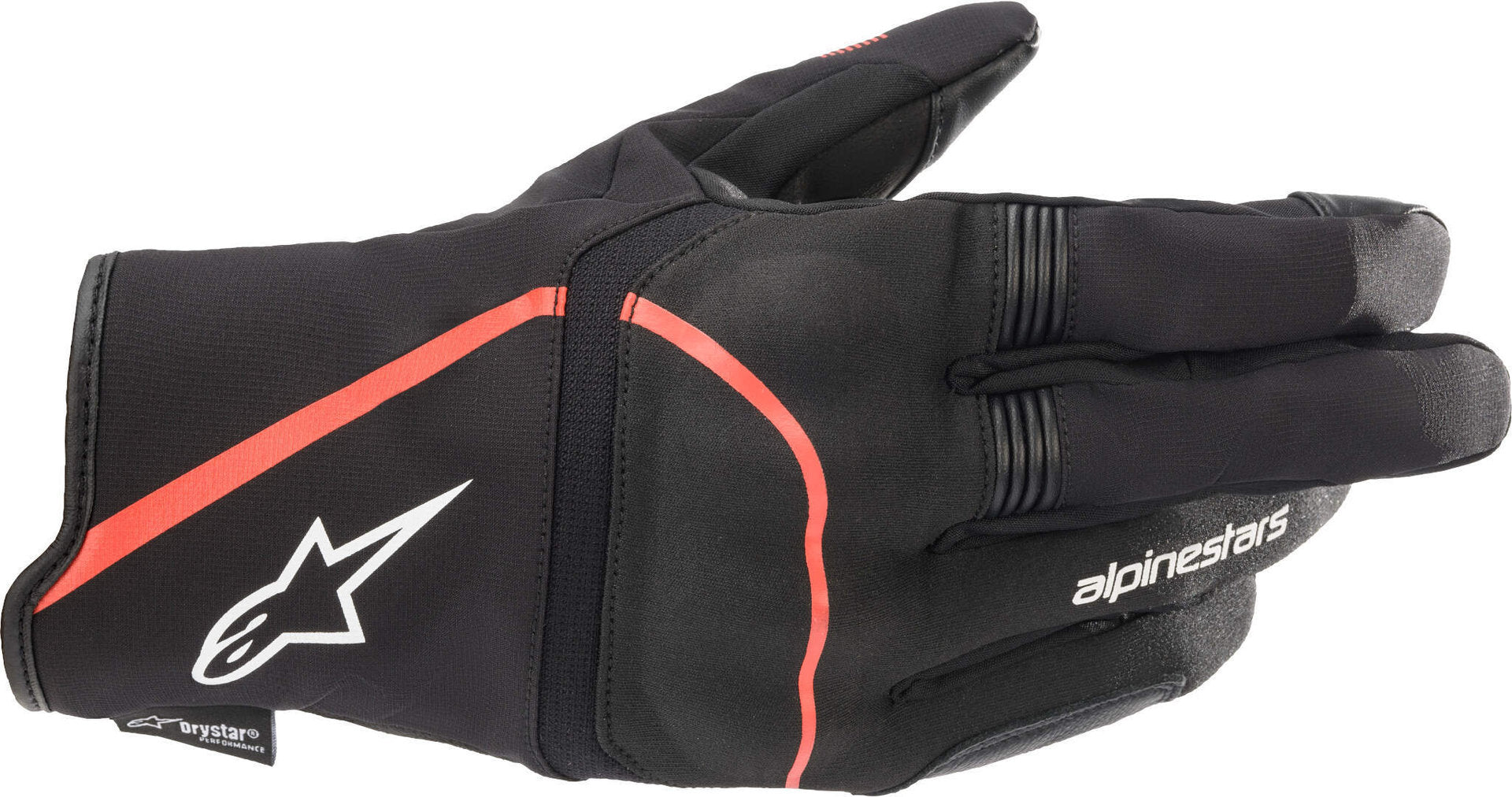 قفازات الدراجات النارية Alpinestars Syncro V2 Drystar، باللون الأسود/الأحمر