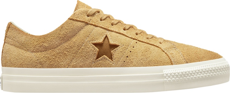 حذاء رياضي Converse One Star Pro Vintage Suede Low Trailhead Gold باللون البني