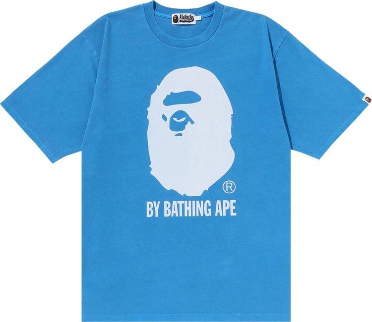 تي شيرت مريح من BAPE Overdye By Bathing Ape باللون الأزرق