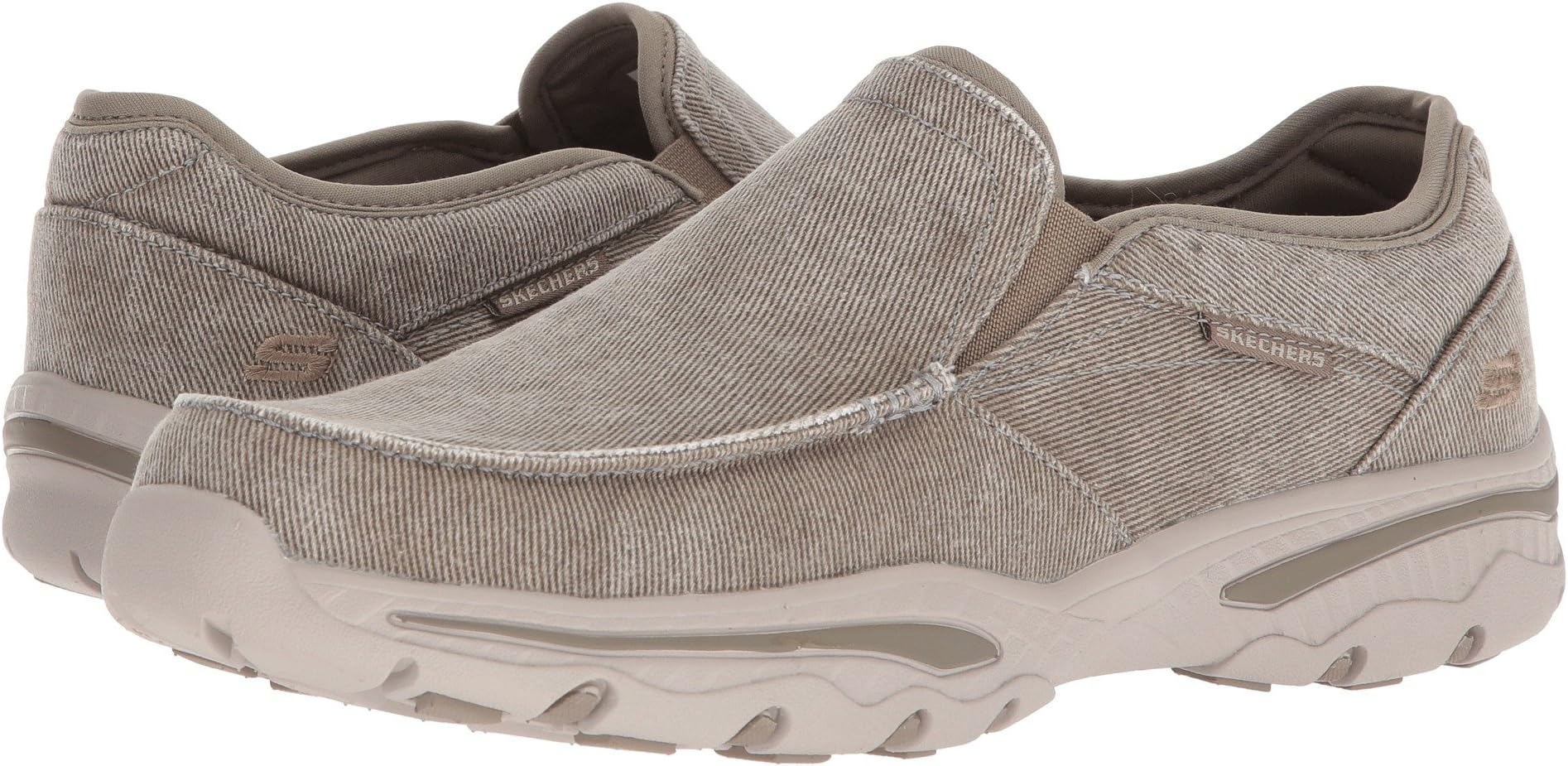 Relaxed Fit Loafers: Creston - Moseco SKECHERS, taupe