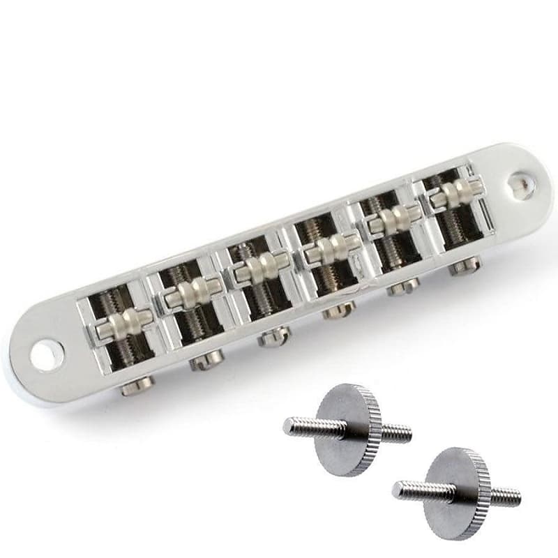 NEW Roller Tunematic BRIDGE for Gibson Les Paul SG TuneOMatic - CHROME Allparts