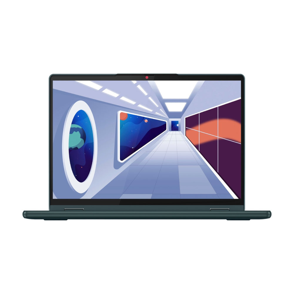 كمبيوتر محمول قابل للتحويل Lenovo Yoga 6 Gen 8، 13.3 بوصة، 16 جيجابايت/512 جيجابايت، R7-7730U، AMD Radeon، لوحة مفاتيح إنجليزية خضراء