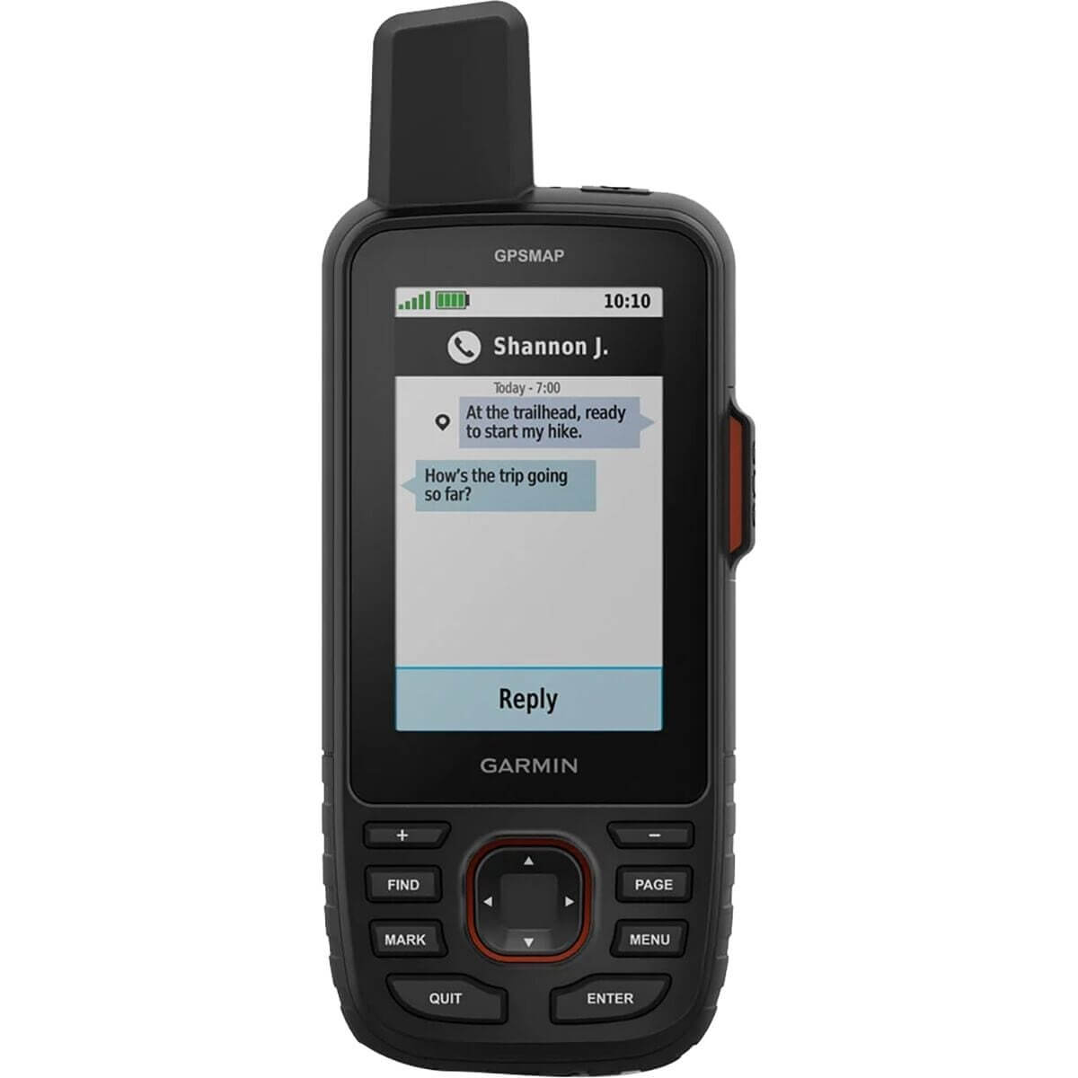 جهاز الملاحة Garmin GPSMAP 67i، أسود/أحمر