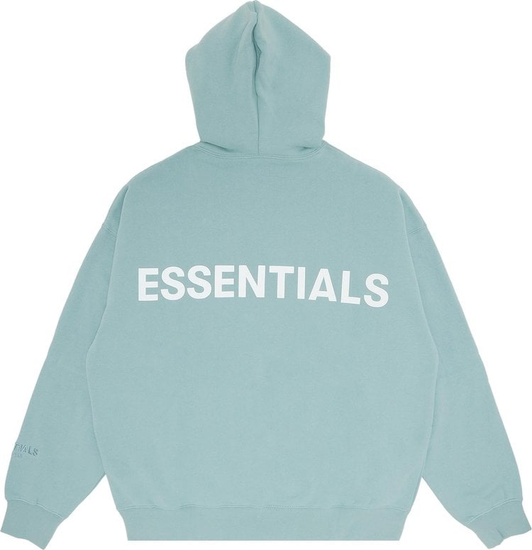 Fear of God Essentials 3M Logo Pullover Hoodie 'Blue', blue