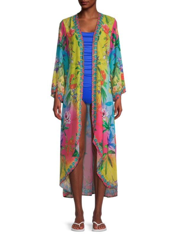 Ranee's Ombre Floral Cape