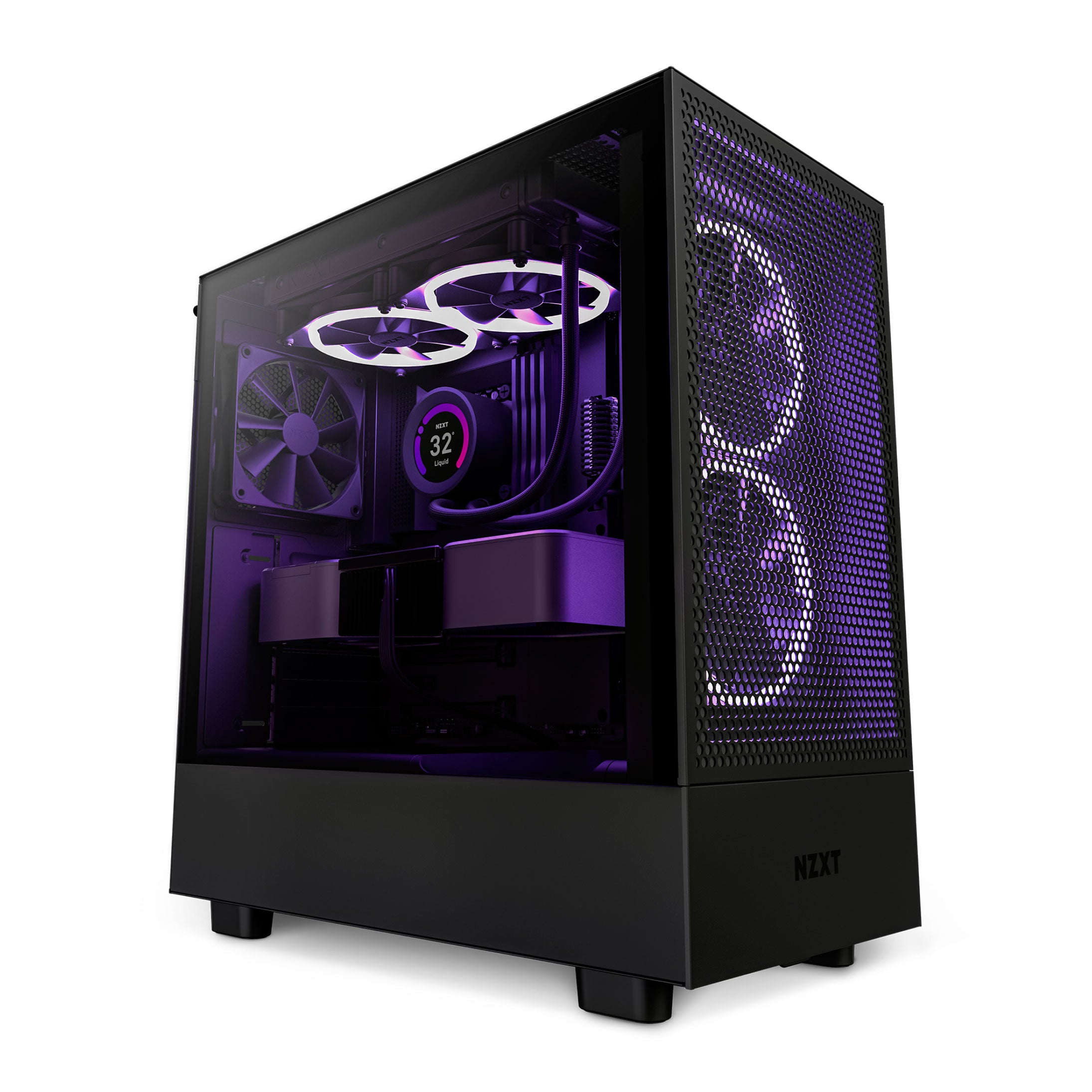 Case NZXT H5 Flow, Mid Tower, black