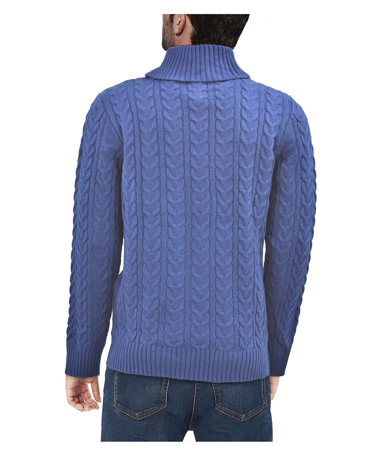 X-Ray Men's Crew Neck Sweater, Blue