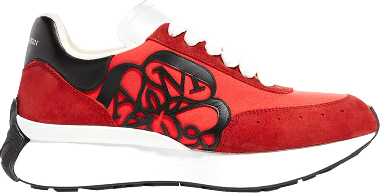 حذاء رياضي Alexander McQueen Sprint Runner Lust Red، أحمر