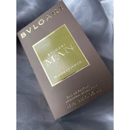 Bvlgari Man Wood Essence EDP 1.5ml Spray Sample Brand New