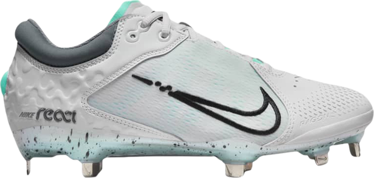 Nike Wmns Hyperdiamond 4 Elite 'Photon Dust Dynamic Turquoise' Boots, White