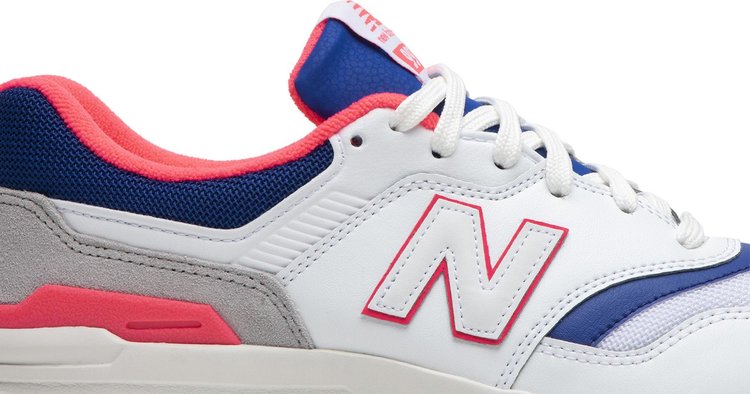 New Balance 997 'White Pink Blue' sneakers, white