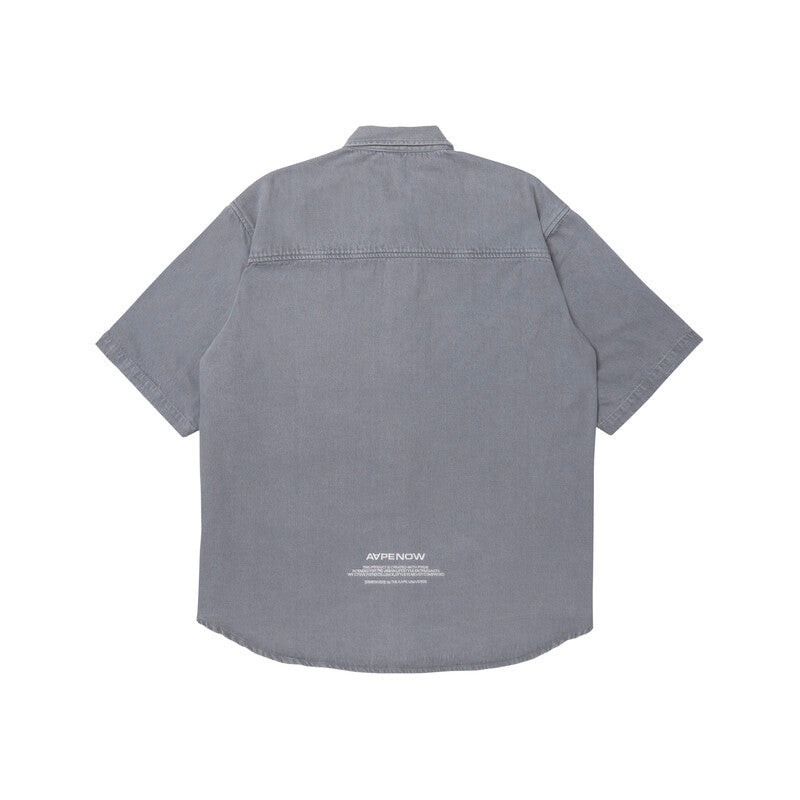 Men's light gray shirt GYL Aape, gray