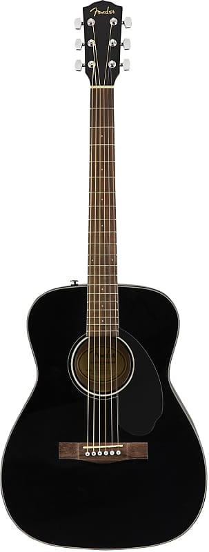 جيتار صوتي Fender CC-60S Solid Top Concert Acoustic Guitar - أسود