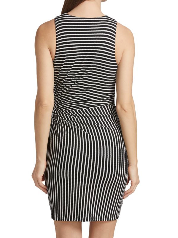 Tiva Bailey 44 striped sheath dress, black/white