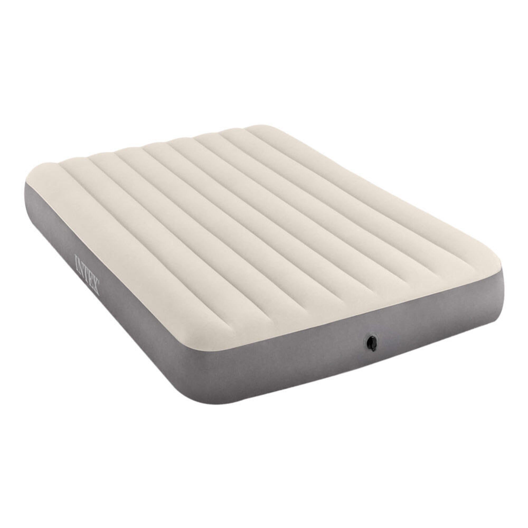 Air mattress Intex Deluxe double 203x152x25 cm pvc, beige