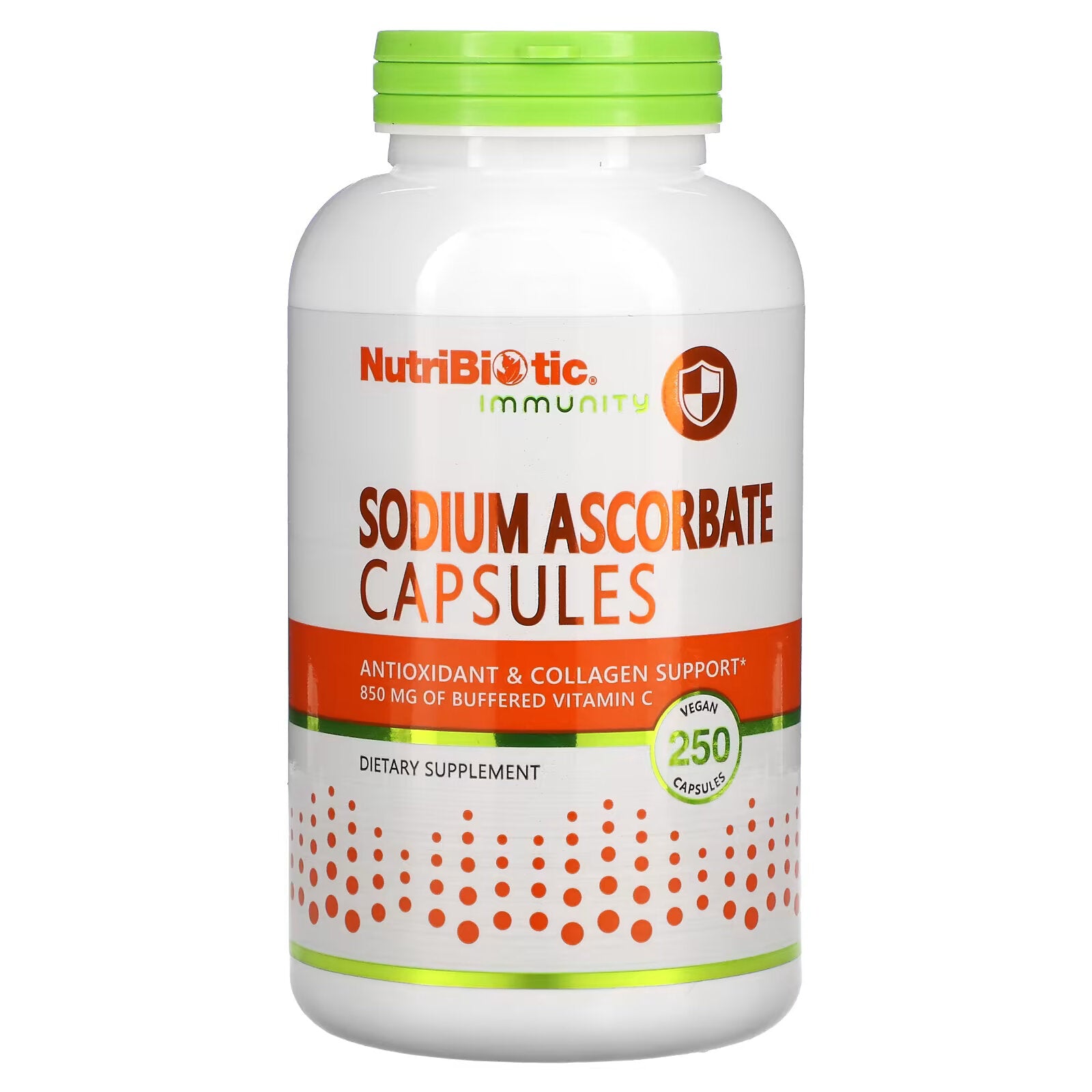 NutriBiotic, Immunity, Sodium Ascorbate, 250 Vegetarian Capsules