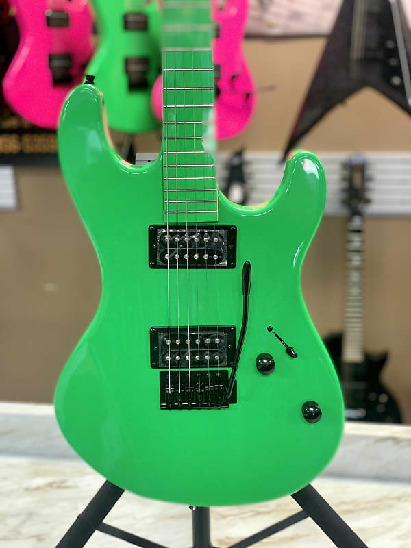 Dean Custom Zone Electric Guitar - Nuclear Green