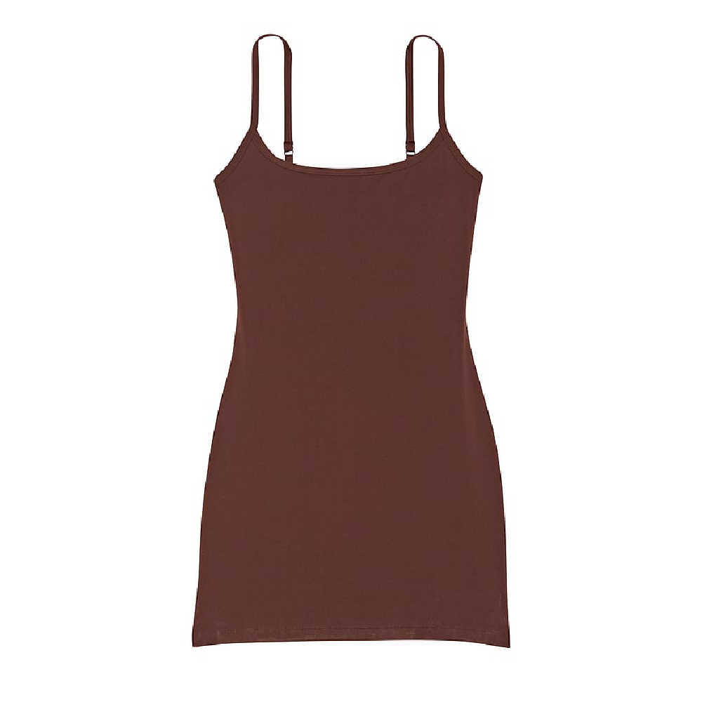 Victoria's Secret Pink Base Stretch Slip Dress, Brown