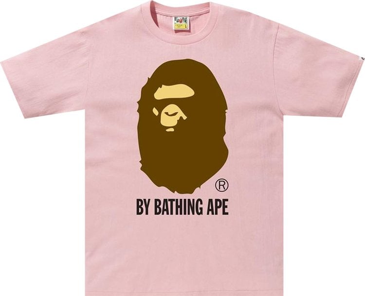 تي شيرت BAPE By Bathing Ape باللون الوردي، وردي