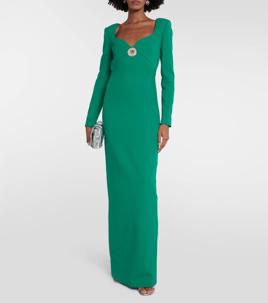 Zhad SAFIYAA crepe dress, green