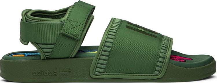 Adidas Pharrell x Adilette 2.0 Sandal 'Tribe Green', green