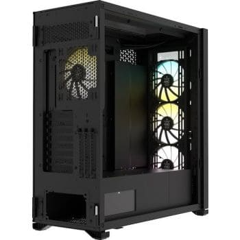 Corsair iCUE 7000X RGB Full-Tower ATX Case, Black, 8 Vertical, 3 Horizontal Expansion Slots, CC-9011226-WW