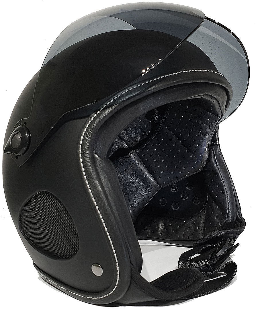 Jet helmet Bores Slight 2 Final Edition with visor, black