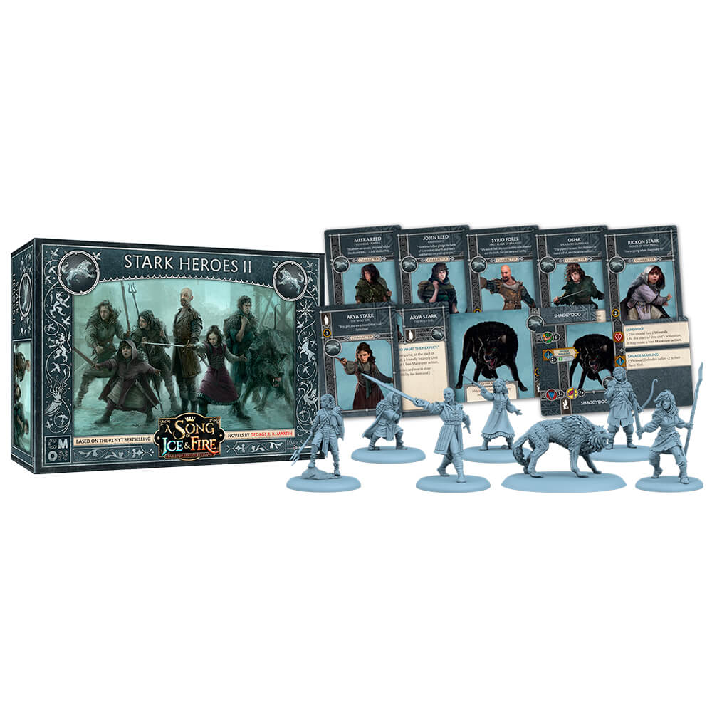 Additional set for CMON A Song of Ice and Fire Tabletop Miniatures Game, Stark Heroes II