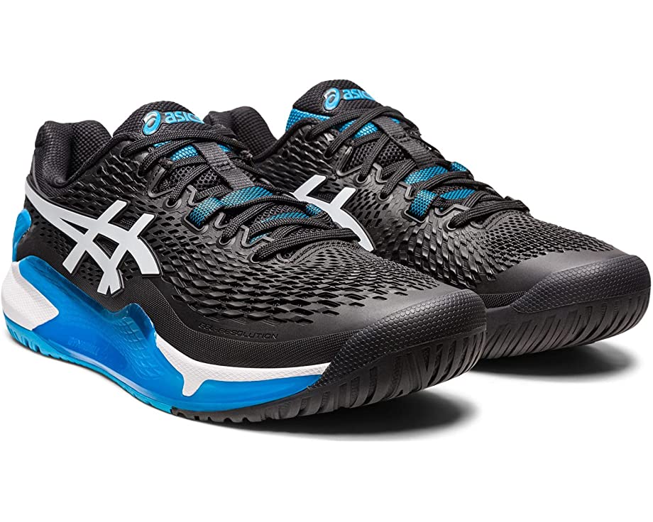 حذاء رياضي GEL-Resolution 9 ASICS، باللون الأبيض