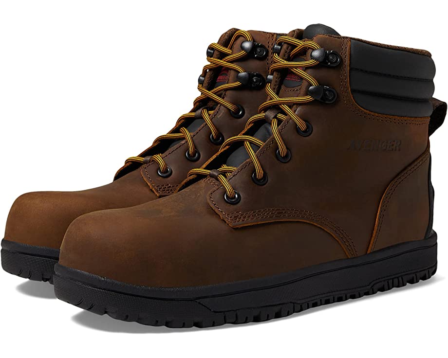 Reflex Mid Avenger Work Boots, brown