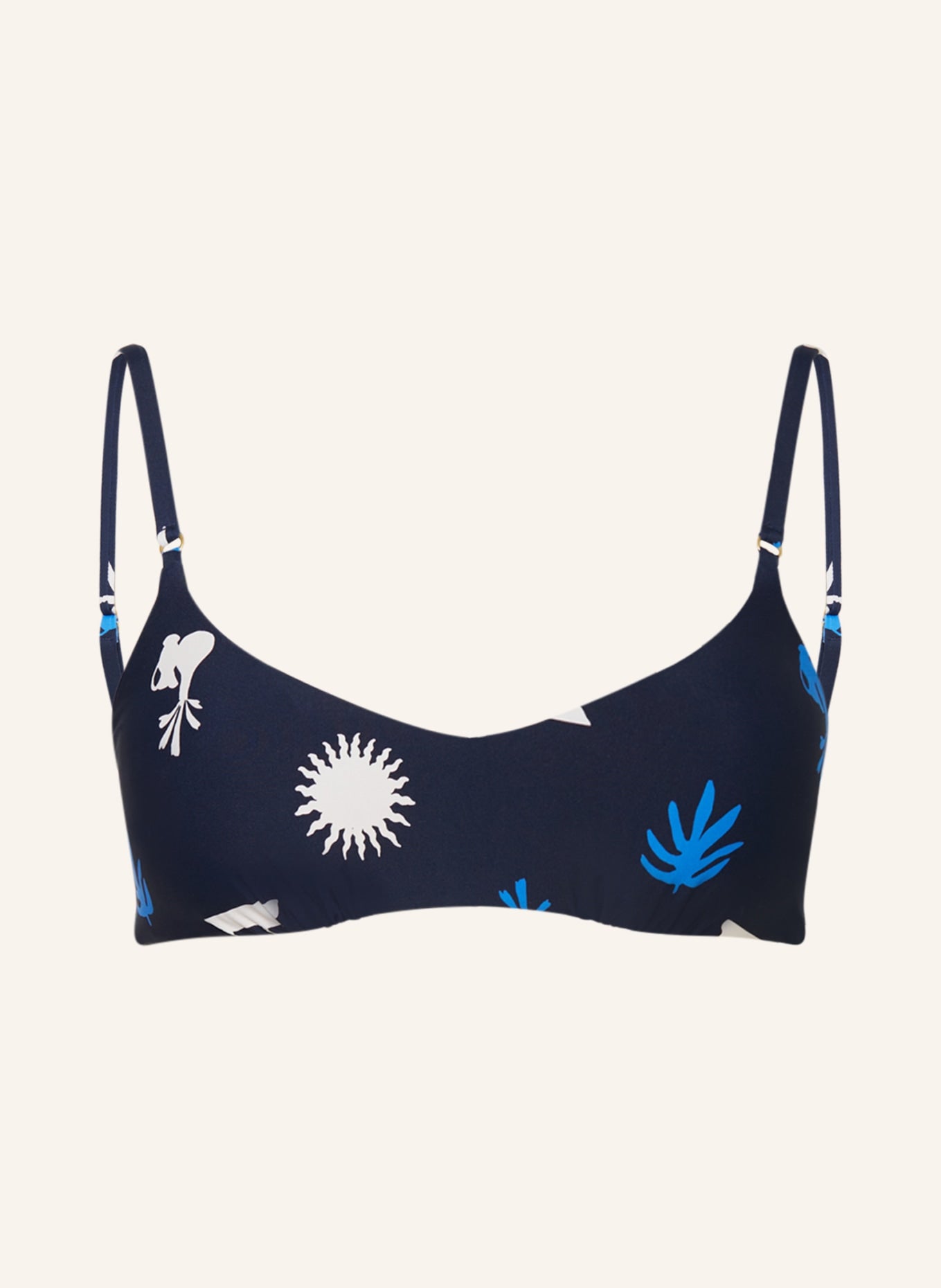 بيكيني علوي SEAFOLLY Bralette LA PALMA zum Wenden، أزرق داكن