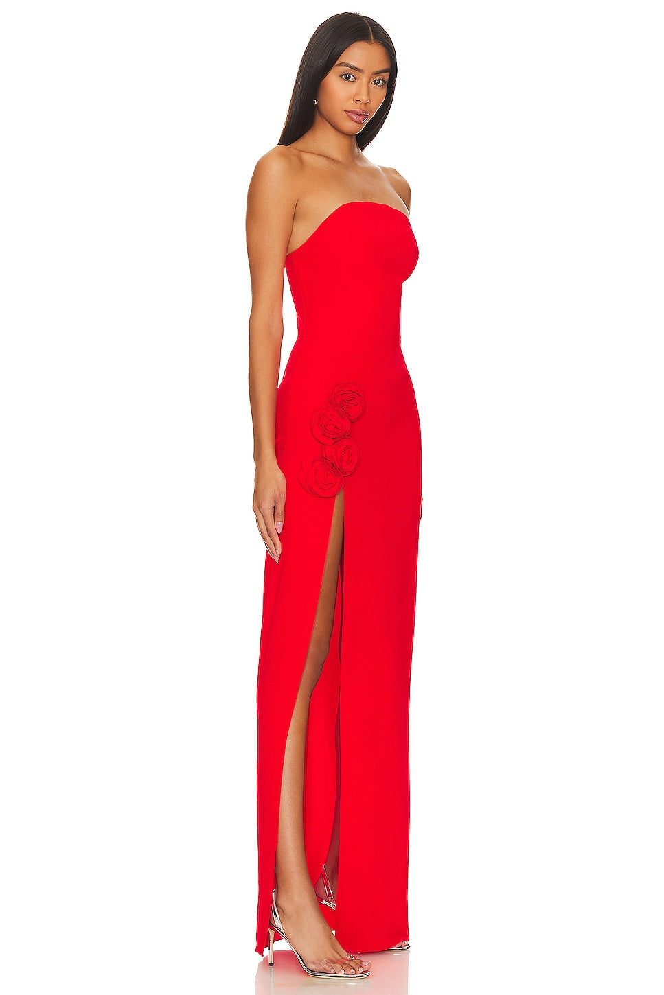 Amanda Uprichard X REVOLVE Wolfe Gown Dress in Crimson