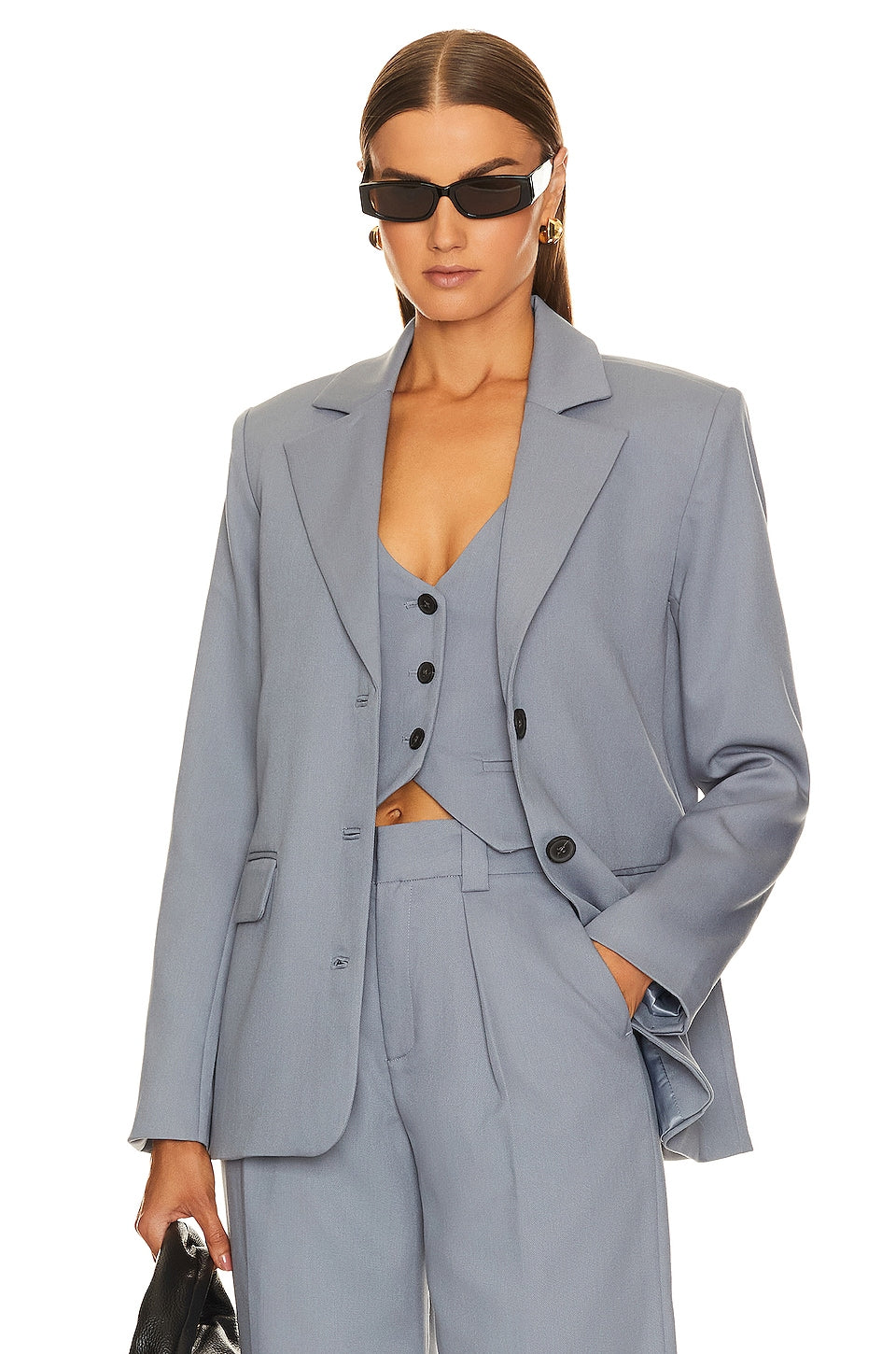 Song of Style Perdita Blazer in Dove Blue