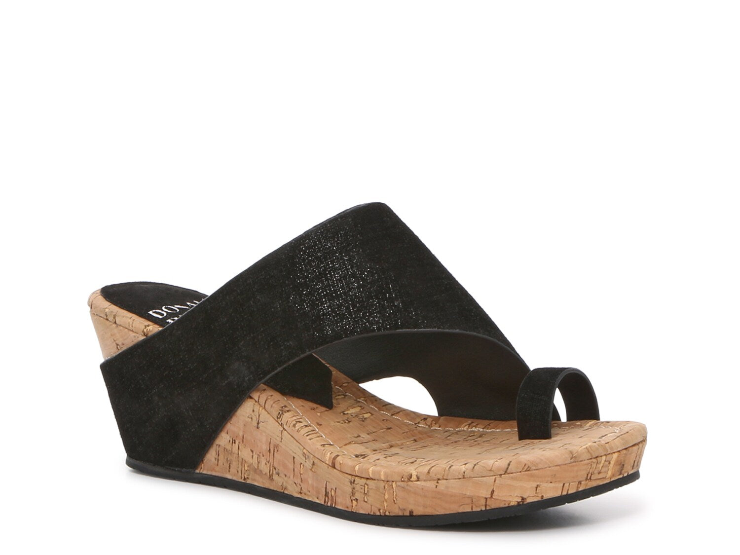 Donald J. Pliner Gyer Wedge Sandals, Black