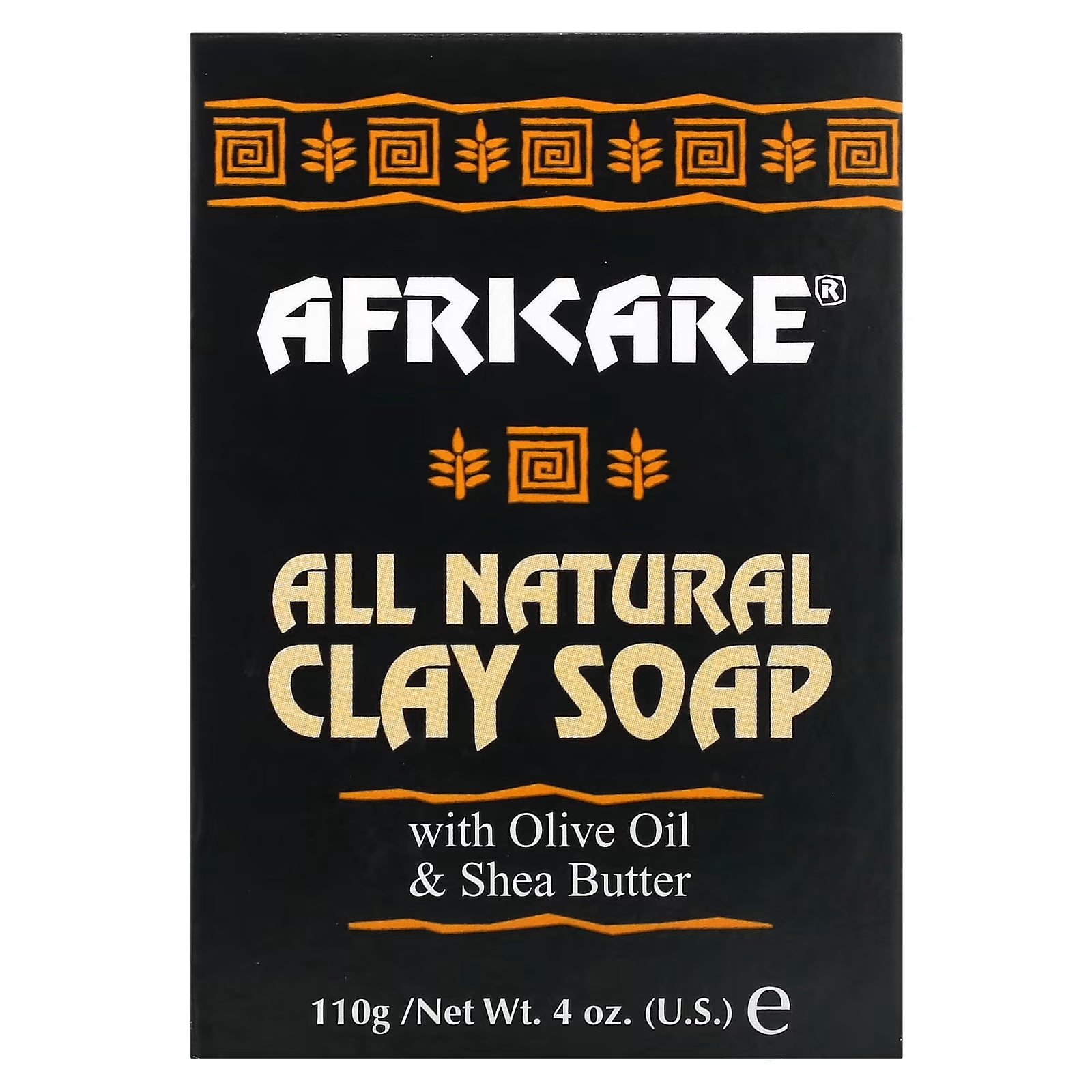 Cococare Africare All Natural Clay Soap with Olive Oil and Shea Butter 110 gr.