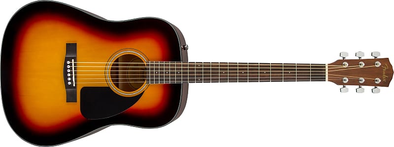 جيتار أكوستيك Fender CD-60 V3 مع لوحة مفاتيح من خشب الجوز 2018 - 2019 Sunburst