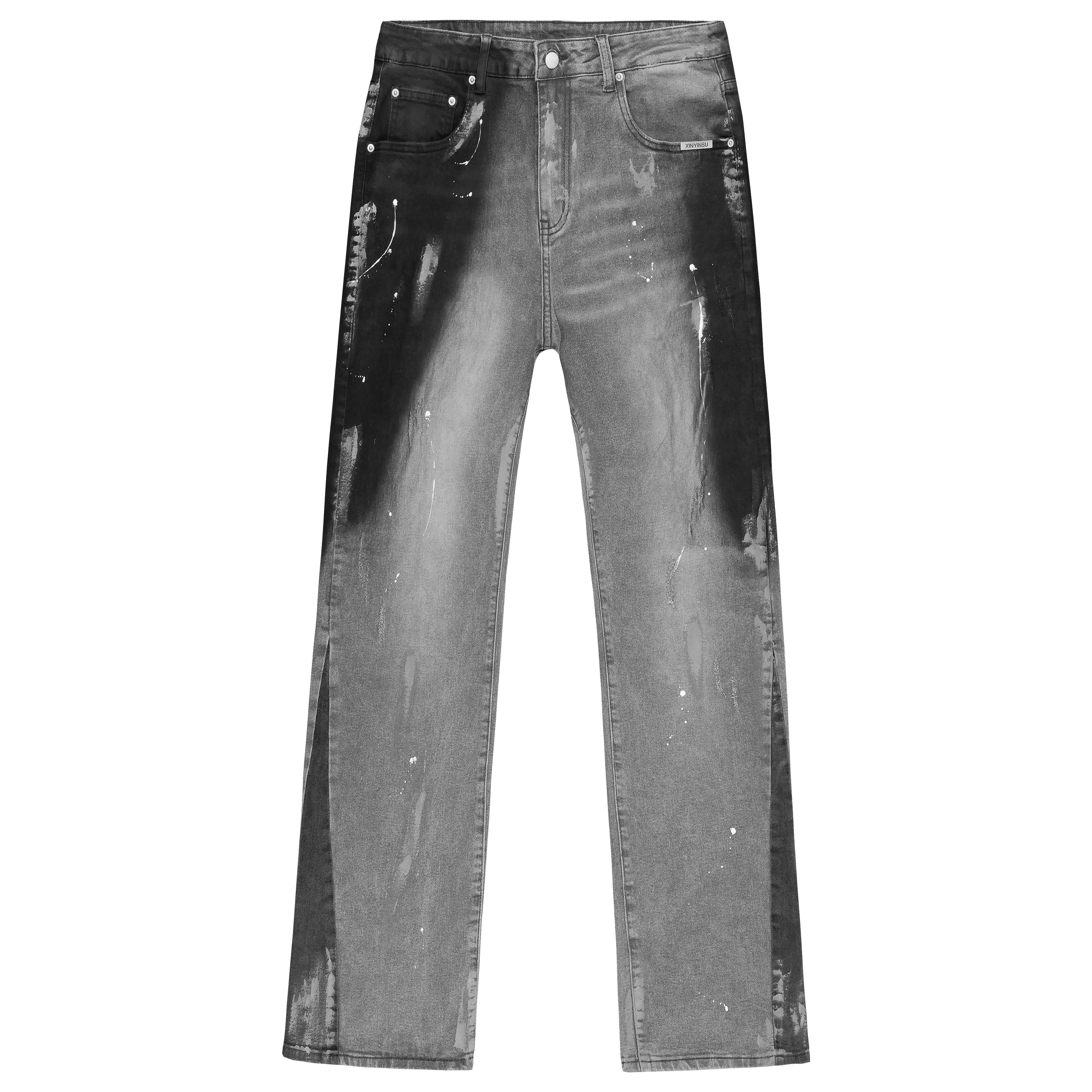 XINYINSU unisex jeans, gray