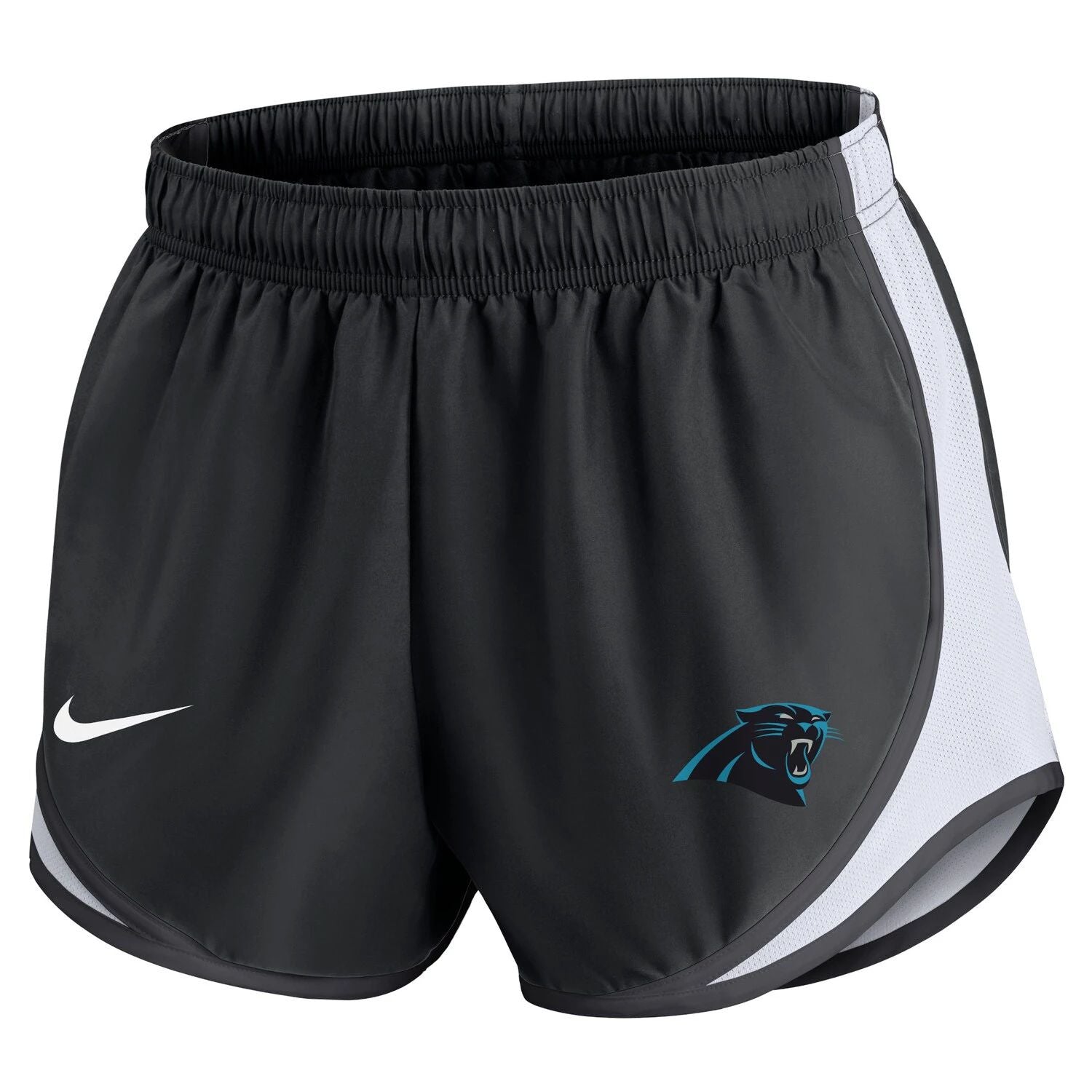 شورت Nike Carolina Panthers Tempo باللون الأسود للنساء من Nike