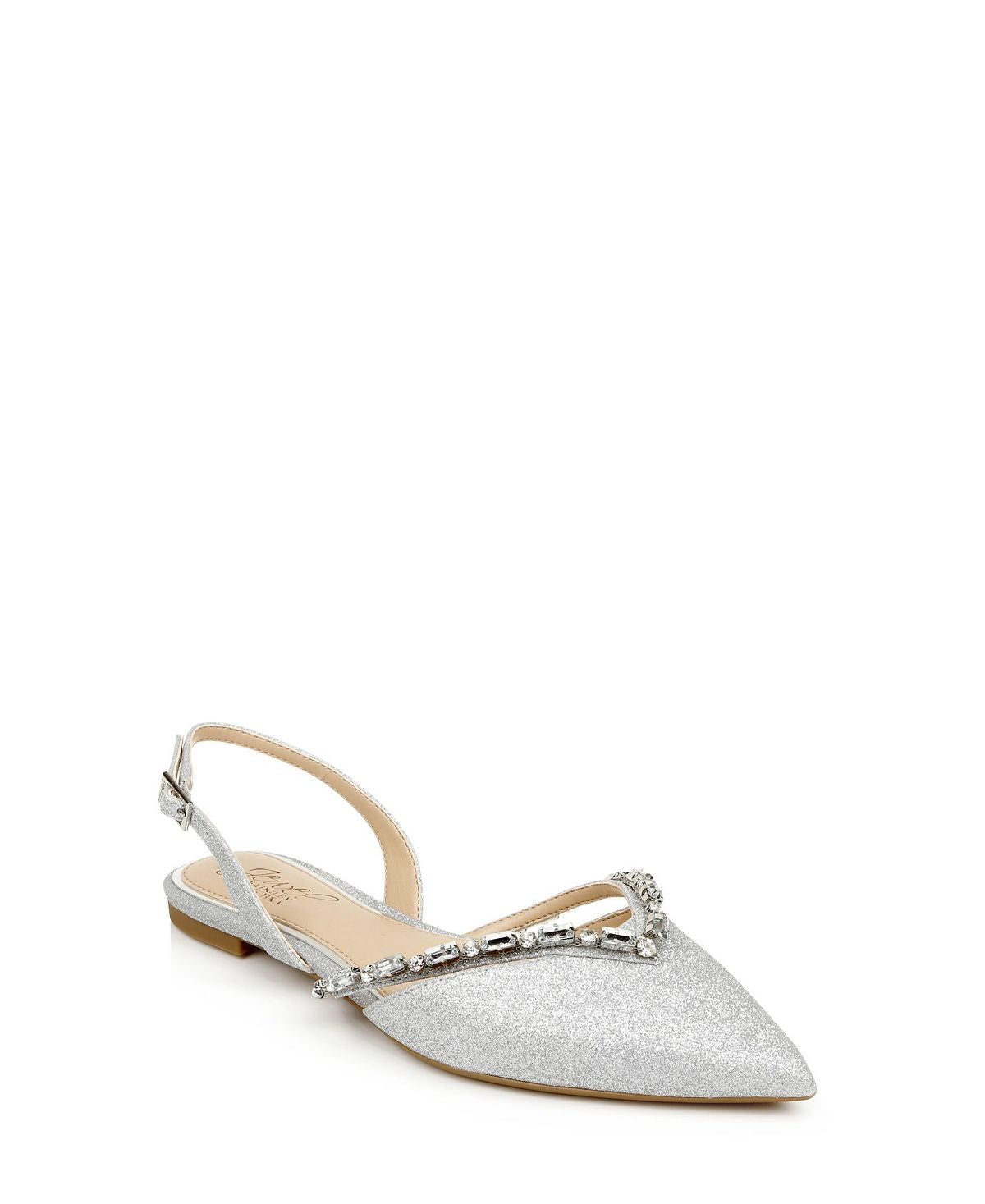 Jewel Badgley Mischka Camden Slingback Evening Flats