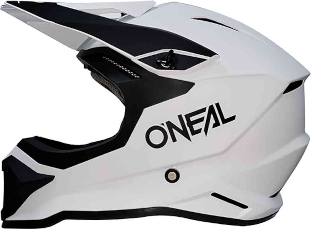 1SRS Oneal Hard Motocross Helmet, White Matte