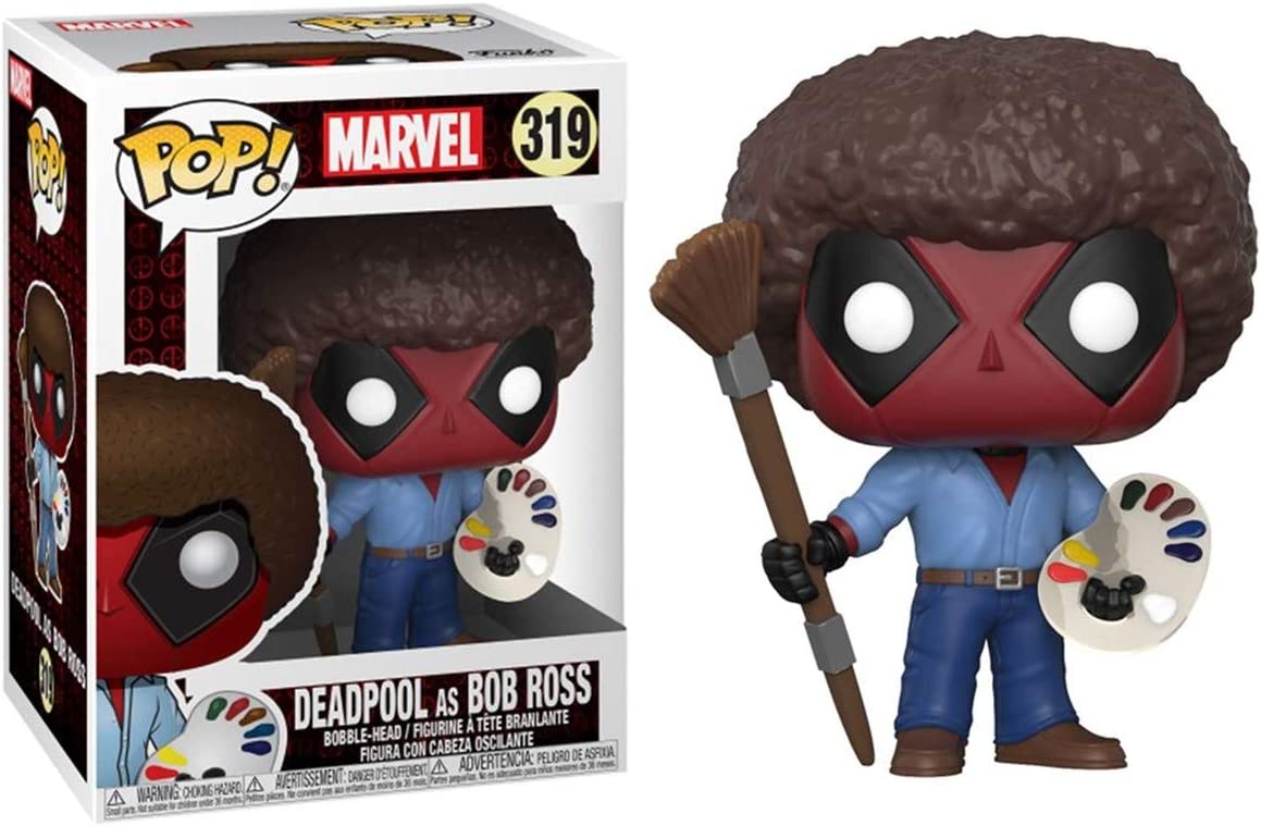 Deadpool Funko Pop Marvel Playtime Figure - Bob Ross