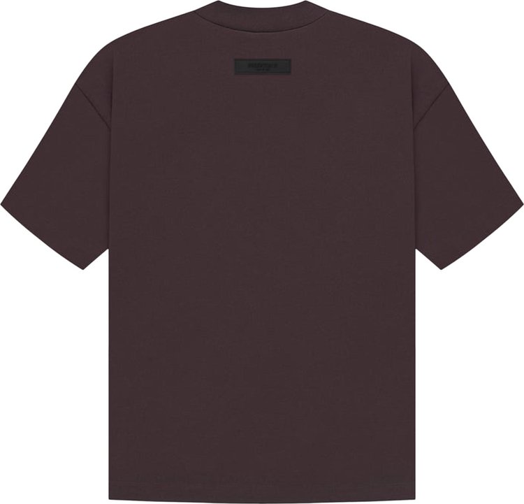 Fear of God Essentials Short-Sleeve Tee 'Plum', Brown