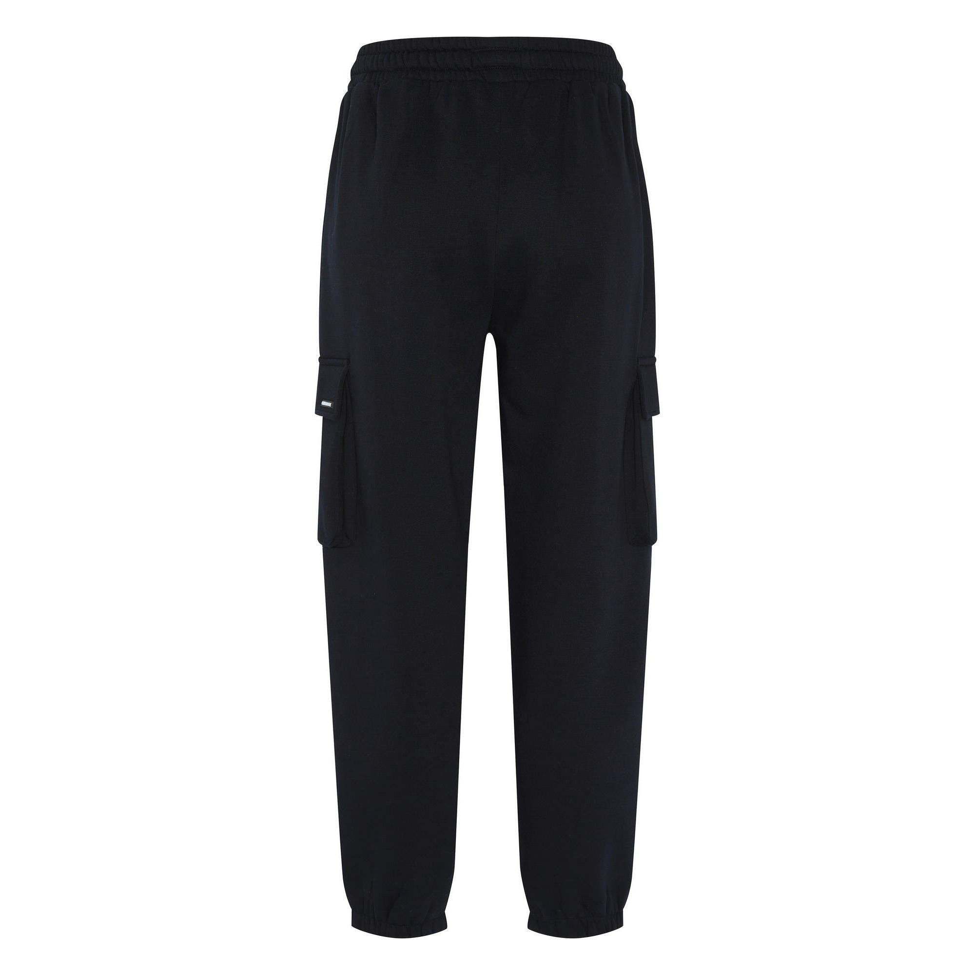 CHIEMSEE sweatpants with cargo pockets, black