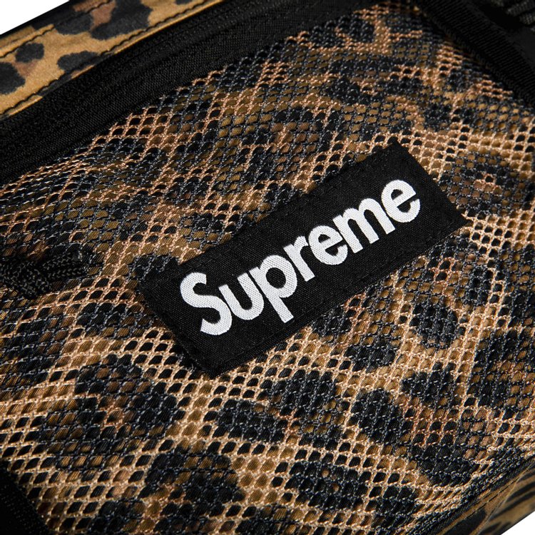 Supreme Mini Duffle Bag Leopard, brown