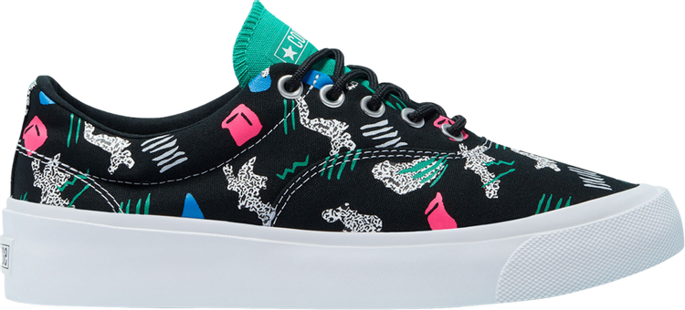 حذاء رياضي Converse Skid Grip CVO Archive Print - أسود