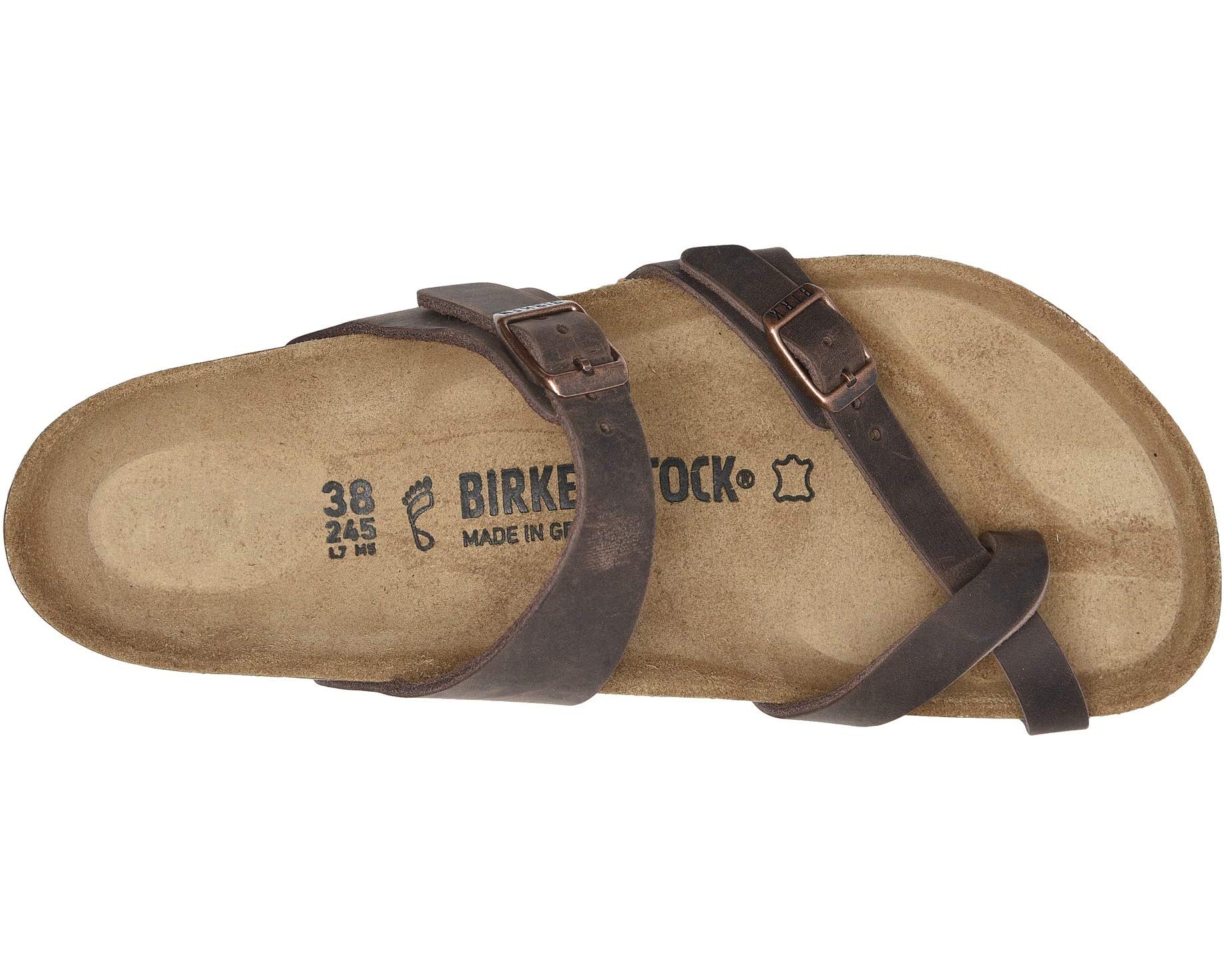 Sandals Mayari Oiled Leather Birkenstock, leather