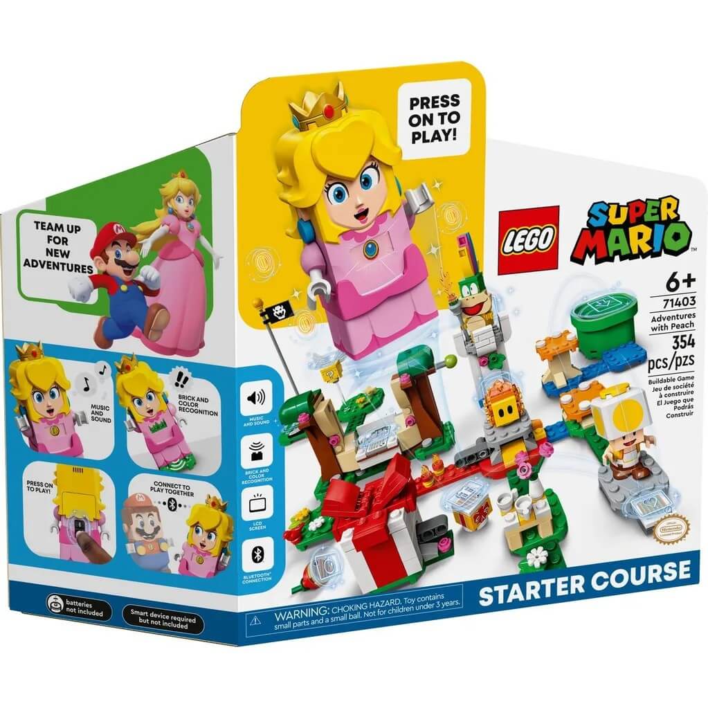 Lego Super Mario Adventures With Peach Starter Set 71403, 354 pieces