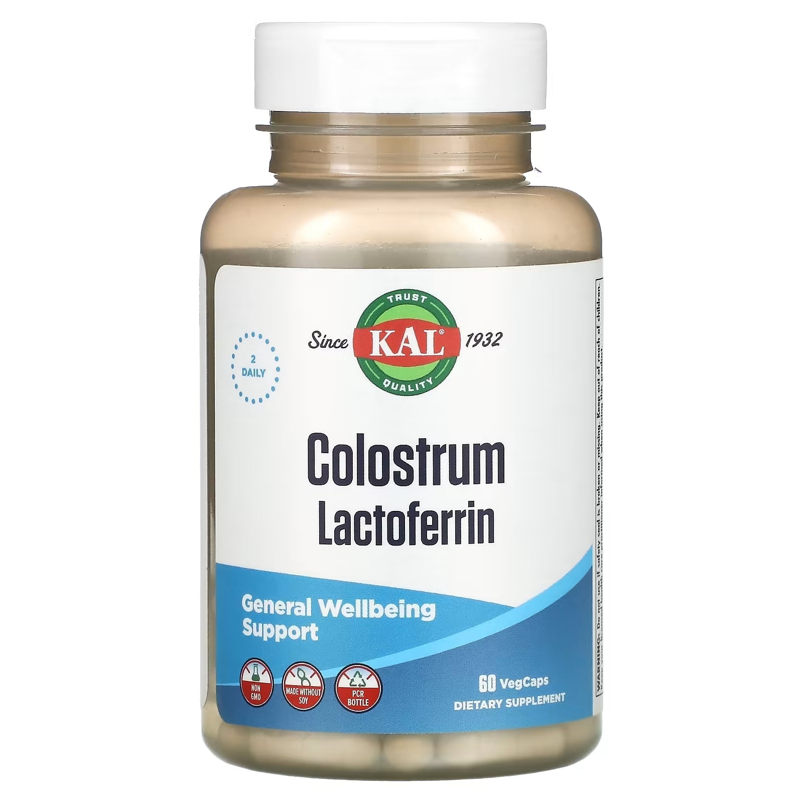 Colostrum Lactoferrin KAL, 60 Vegetarian Capsules